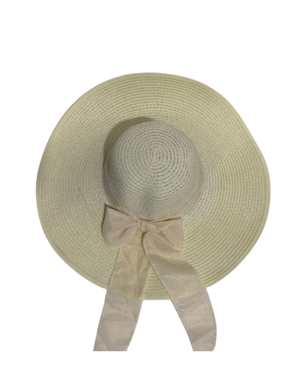 Bow beach hat